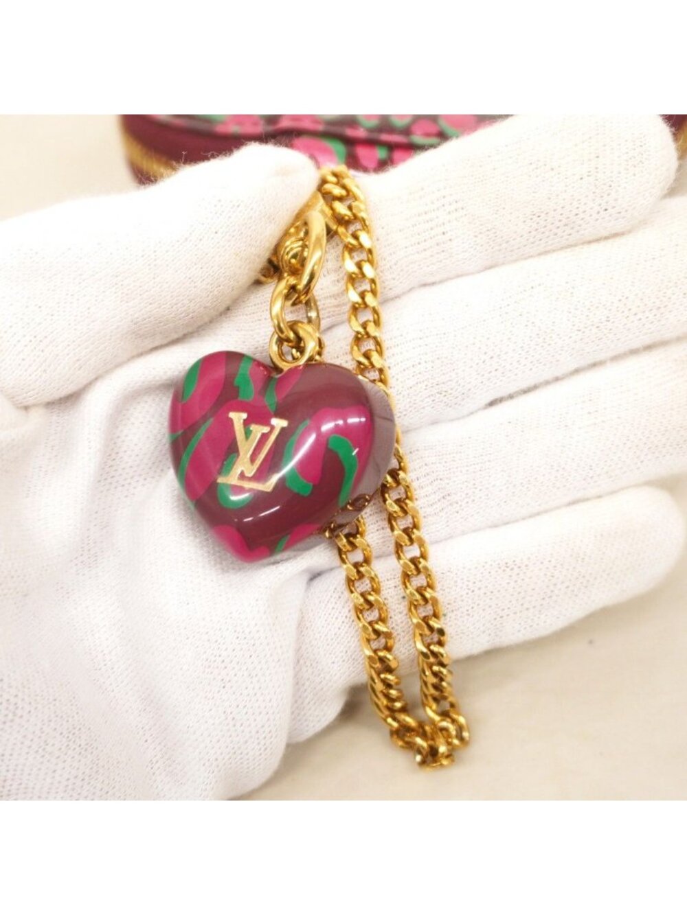 Louis Vuitton Coin Case Vernis Leopard Portomonecle Bordeaux Pink - Picture 5 of 6